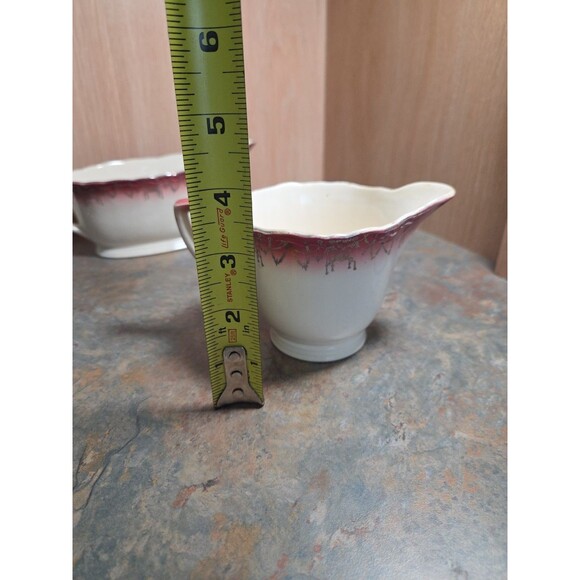 Royal National Brotherhood Operative Potters Gravy &/Creamer Hand Painted - Picture 12 of 13